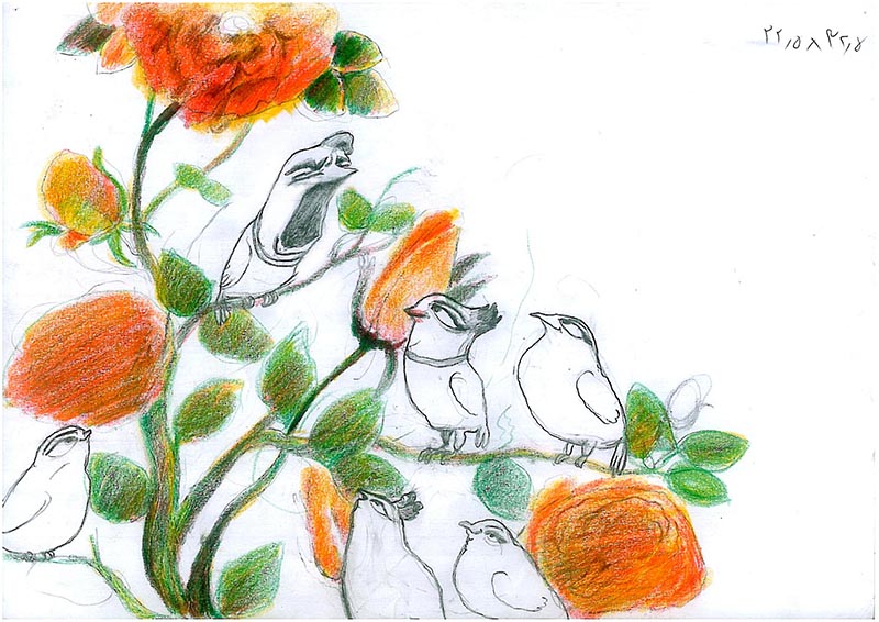 انیمیشن گل و بلبل