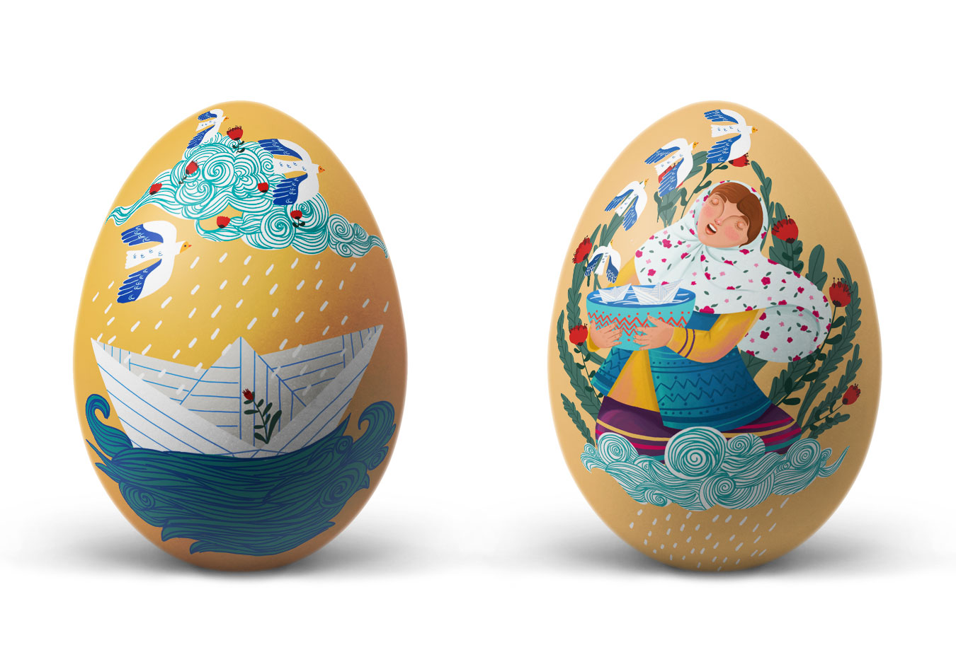 تخم مرغ های رنگی / مریم قلعه نویی
