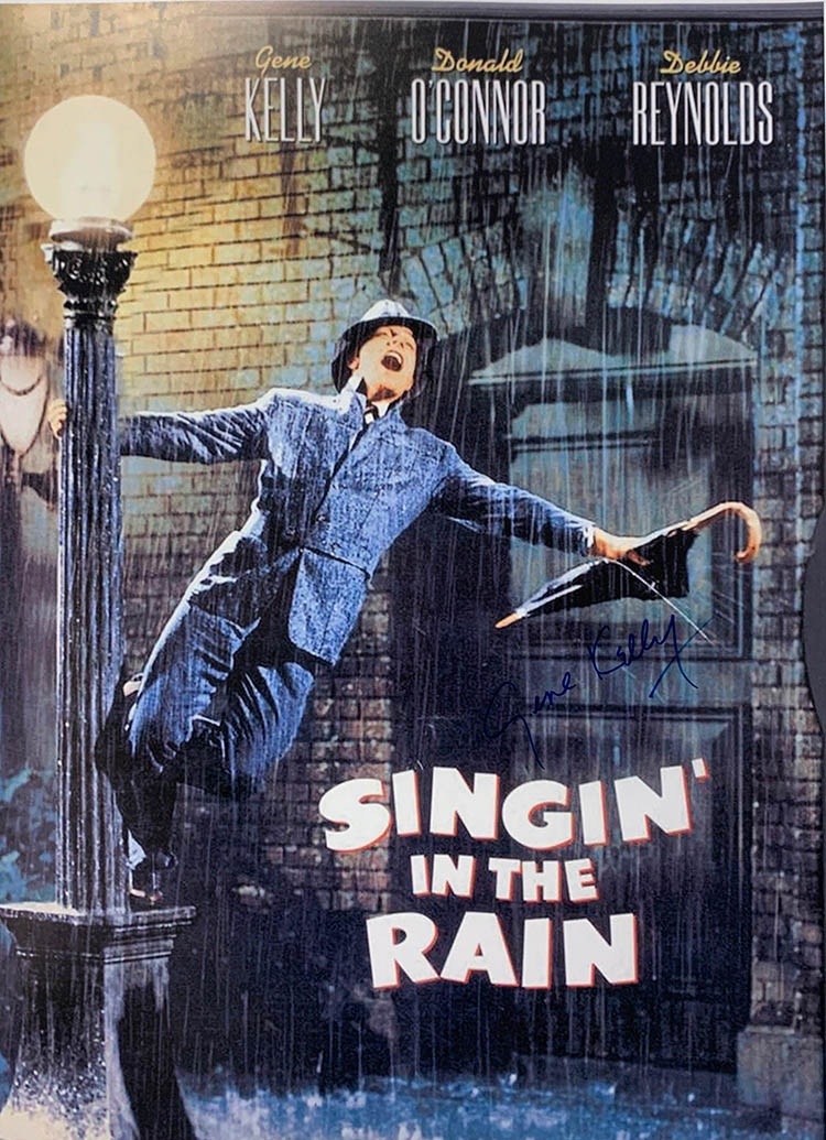 پوستر جین کلی در فیلم «آواز در باران» (۱۹۵۲)