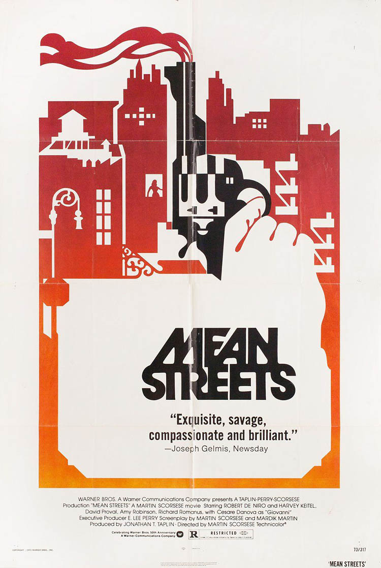 پوستر فیلم «خیابان های بی رحم» (۱۹۷۳)
