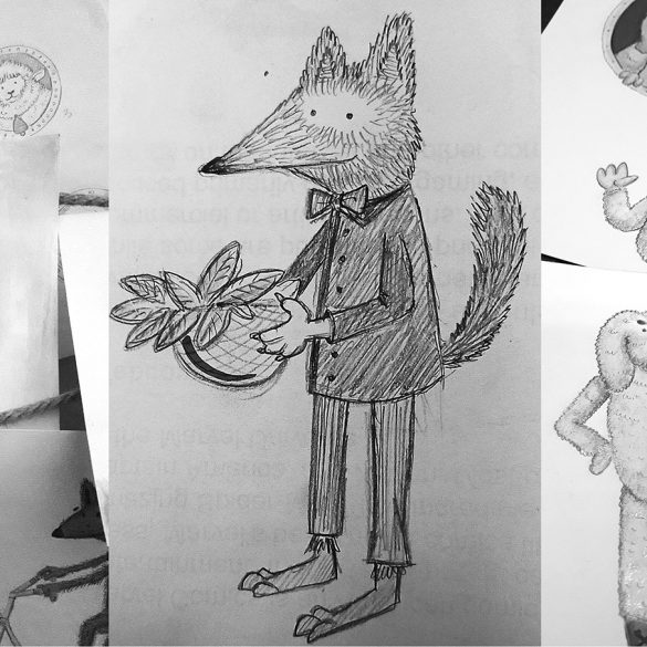 تصویرگری کتاب گرگ میآد میبردت!