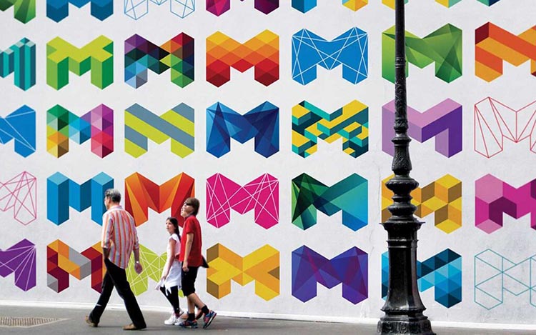 لوگوی چندوجهی، نشان دهنده تنوع در شهر ملبورن 