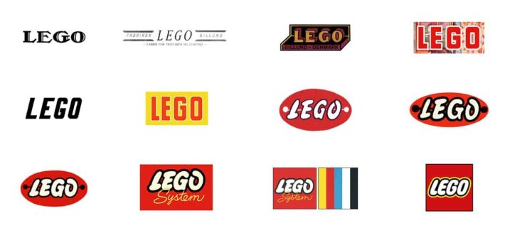 LEGO Logo Design Evolution