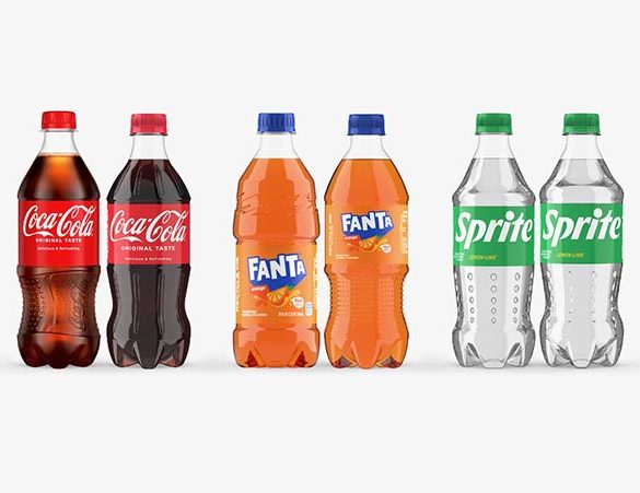 بطری های کوکاکولا