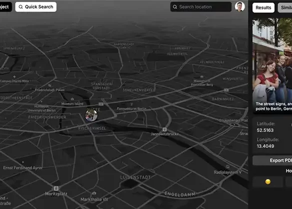 هوش مصنوعی GeoSpy