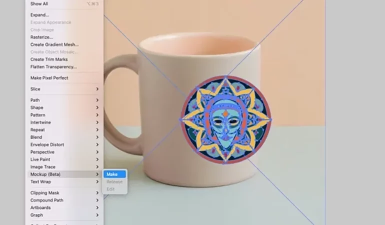 ابزار Mockup در Illustrator