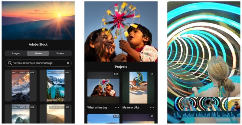 Adobe Premiere آیفون