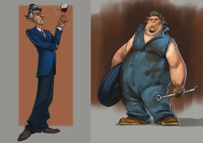 طراحی کاراکتر برای انیمیشن