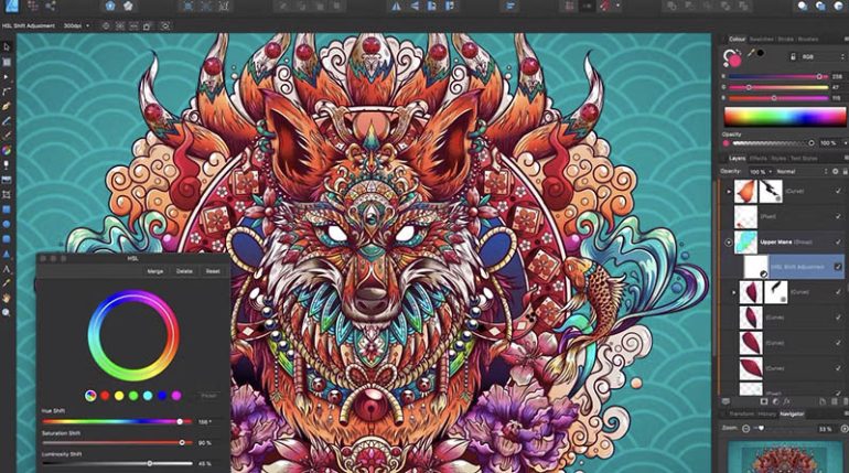 نرم افزار Affinity