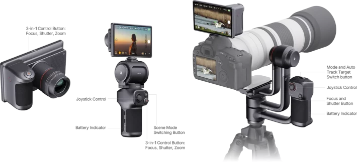 گیمبال و دوربین مجهز به هوش مصنوعی