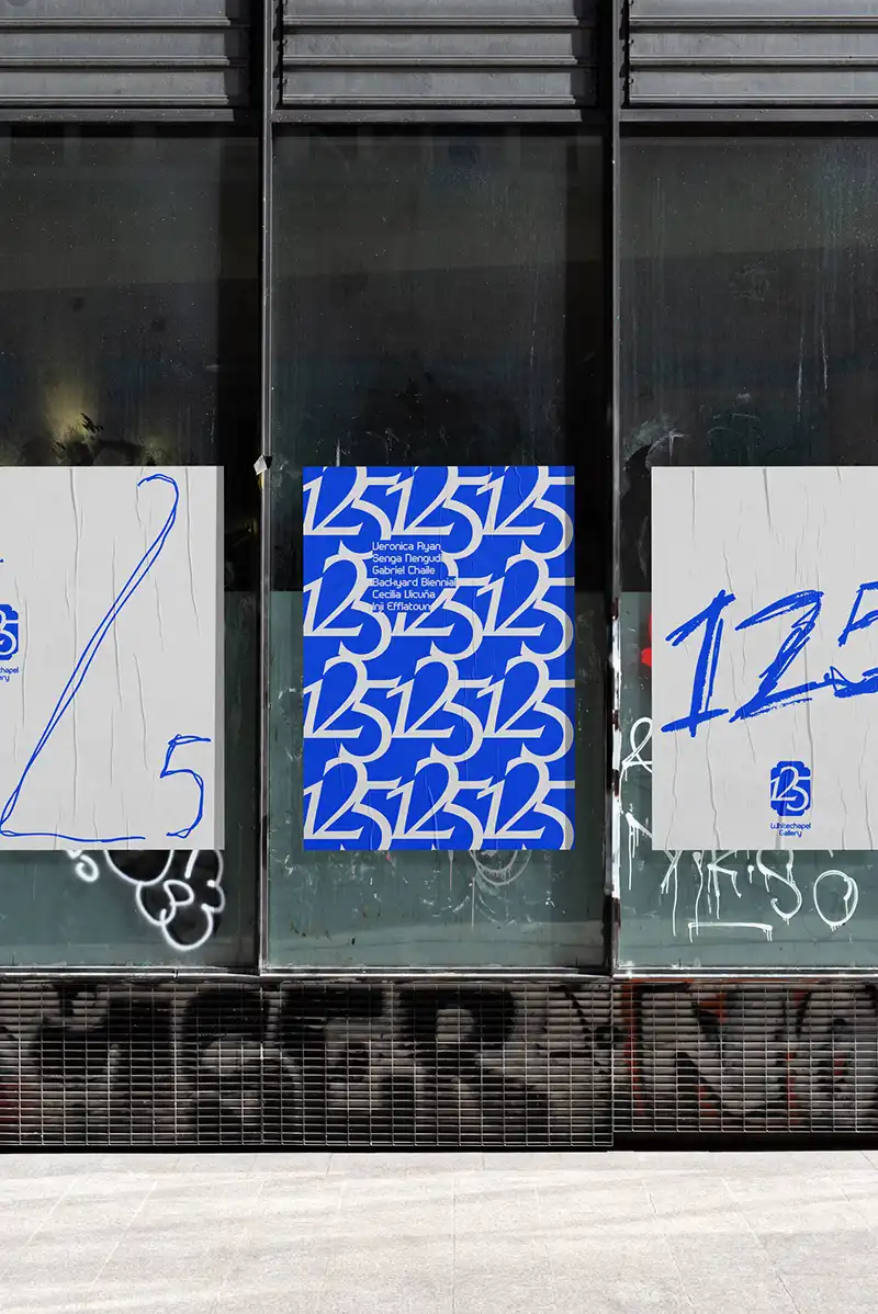 هویت بصری گالری لندن