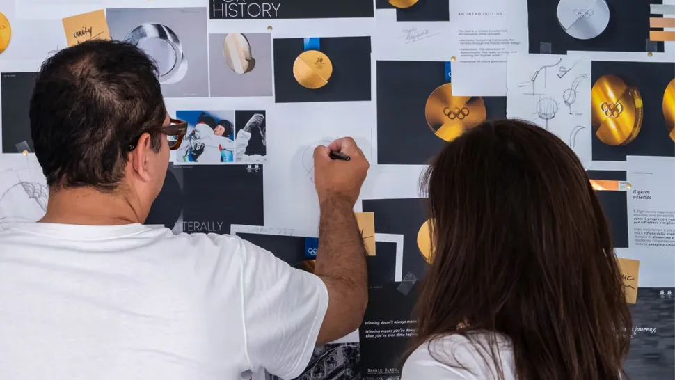 طراحی مدال بازیهای المپیک میلان