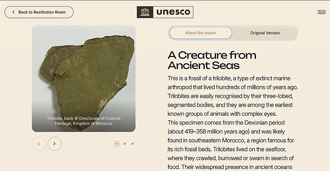 موزه مجازی یونسکو ؛ توضیحات اثر