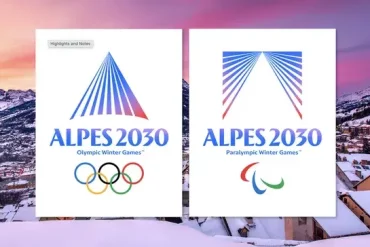 لوگوی المپیک زمستانی Alpes 2030